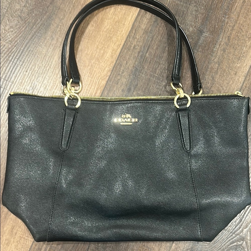 Coach Black Leather Bag